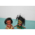 2 Vintage Hawaiian Dolls