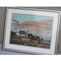 Framed Watercolor House