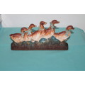 Heavy Cast iron Door stop ducks.