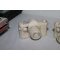 2 Ceramic Camera`s for display