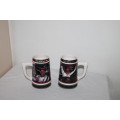 2 Dale Earnhardt Victories Stein Collection Beer Mugs