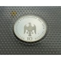 GERMANY >> 10 DM PROOF COIN 1989 (SILVER ) 800 J. Hafen und Stadt Hamburg" ,,