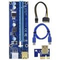 Riser Card  VER 009S PCI-E PCIE PCI Express Card 6Pin to SATA  for Mining. (2 Pack)