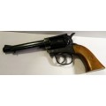 ORIGINAL CLASSIC DIE-CAST  8 SHOT JENNY REVOLVER CAP GUN - BY EDISON GIOCATOLLI - GORGEOUS
