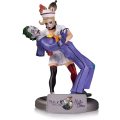 DC Comics Bombshells 10 Inch Statue Figure - Joker and Harley Quinn (2nd Edition)