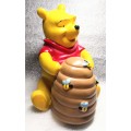 classic winnie-the-pooh money box statue - resin - gorgeous