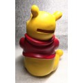 classic winnie-the-pooh money box statue - resin - gorgeous
