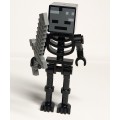 LEGO - Minecraft- Nether Whither Skeleton - with Sword acc