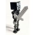 LEGO - Minecraft- Nether Whither Skeleton - with Sword acc