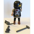 Playmobil - Biker Gang Mechanic Figure 8cm - with tools :)