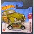 Hot Wheels - Die Cast Vehicles 1:64 -  VW Volkswagen Beetle - Wood Panel Doors
