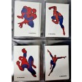 Complete 1998 Marvel (Spur) Spider-Man Sticker Card Set 24/24 - NM