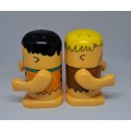 Rare - 2020 Lootcrate Official Flintstones Screw Top Salt and Pepper Shakers - Ridiculously Cool