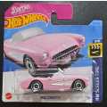 Hot Wheels - Die Cast Vehicles 1:64 - Barbie Movie - 1956 Pink Corvette