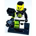 LEGO Minifigures - BlackTron Mutant Figure - Rare Pull