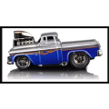 Muscle Machines - 1955 Chevrolet Cameo Pickup Truck plus display stand - Stunning!