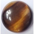 NATURAL GOLD TIGERS EYE ROUND CABOCHON - 18 mm