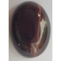 NATURAL RED TIGERS EYE OVAL CABOCHON - 18x13 mm