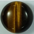 NATURAL GOLD TIGERS EYE ROUND CABOCHON - 9mm