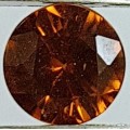NATURAL RICH GOLD BRILLIANT ZIRCON (CAMBODIA) ROUND CUT - 5mm - 0.6 ct