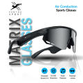 Pantha Sport Matrix Series - Air Conduction Sports Glasses, Black