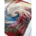 Beautiful , Vibrant , Modern , Excellent Quality Moderrn Rug