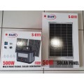 New 500W UPS Portable Power Station Back Up Power with Solar Panel (LifePO4 Battery)