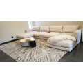 Modern Beige and Dove Grey Design Carpets and Rug