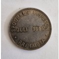 1895 Pre Boer War Paul Kruger Delagoa Bay Railway Festivities Medal
