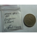 1950 Belgium 5 francs