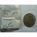 1964 Rhodesia 1 shilling/10 cent