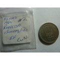 1964 Rhodesia 1 shilling/10 cent