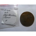 1908 Great Britain 1 penny