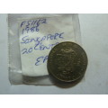 1986 Singapore 20 cents