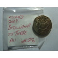 2009 Botswana 25 thebe