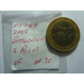 2000 Botswana 5 pula