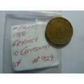 1968 France 10 centimes