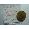 1971 Germany - Federal Republic 5 pfennig