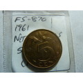 1961 Netherlands 5 cent