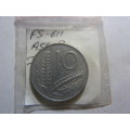 1956 Italy 10 lire