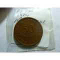 1974 Mozambique 50 centavos