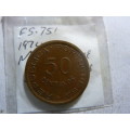 1974 Mozambique 50 centavos