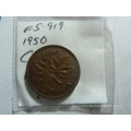 1950 Canada 1 cent