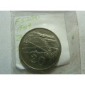 1989 Zimbabwe 20 cent