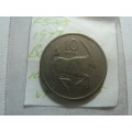 1977 Botswana 10 thebe