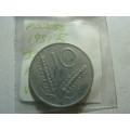 1951 Italy 10 lire