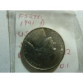 1991 United States of America 5 cent