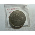 1990 Zimbabwe 50 cents