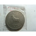 1964 Rhodesia 2 1/2 shilling  / 25 cent