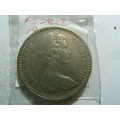 1964 Rhodesia 2 1/2 shilling  / 25 cent